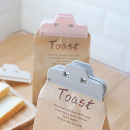 Bag Clips Portable Large Food Bread Storage Clip Household Plastic Bag Clips Snack Seal Sealing Kitchen Accessories Q366