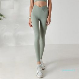 LL Women Yoga Leggings Push Fitness Soft High Waist Seamless Hip Lift Elastic Casual Legging Pants 7 Colors