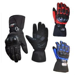 Motorcycle Gloves Winter Warm Waterproof Windproof Protective Skiing Gloves 100% Waterproof Guantes Luvas2425