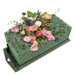 Decorative Flowers Flower Holder With Floral Foam Arrangements Holders Bricks Supplies Fresh Cage For