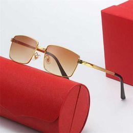 56% OFF Wholesale of sunglasses Full frame Business Metal Sunglasses for Men's New Gentleman Box Optical Glasses Frame