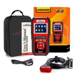 2020 Obd2 Odb2 Scanner Auto Diagnostic Scanner Konnwei Kw850 Full Function Car Diagnosis Car Scanner Universal Obd Engine Code Rea282G