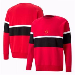 F1 team uniform men's and women's round neck racing suit outdoor leisure car fan sweater plus size can be customized276K