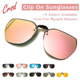 Sunglasses Polarised Clip On Men Flip Up Women Night Vision Fishing Driving Glasses Pochromic Shades Eyewear UV400