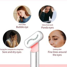 Face Care Devices EMS Eye Massager 4 In 1 Infrared Therapy Compress To Remove Dark Circles and Bags Relax Tired Eyes Antiwrinkle 230728