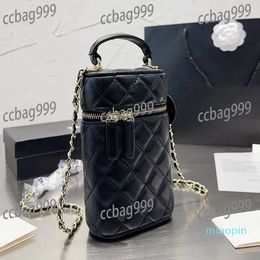 Mini Women Flap Zipper Crossbody Bag Chain Leather Versatile Shopping Cosmetic Bag Luxury Designer Shoulder Bag Card Holder Coin Purse