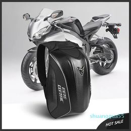 Designer Backpack Men's Hard Shell Motorcycle Waterproof Large Capacity Knight Moto Helmet Bag Riding Bags Mochila