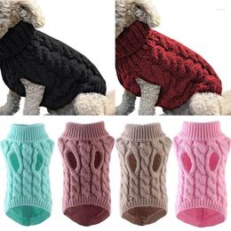 Dog Apparel Fashion Puppy Jumper Winter Dogs Coat Warm Knitted Sweater Pet Clothes Cute