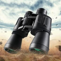 Telescope 20X50 High Power Binoculars For Adults HD Waterproof Bird Watching Travel Hunting Football BAK4 Prism