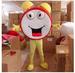 Festival Dress Alarm Clock Mascot Costume Halloween Christmas Fancy Party Dress Cartoon Character Outfit Suit Carnival Unisex Adults Outfit