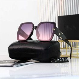 50% OFF Wholesale of New powder blusher Women's fashion trend plain glasses net red small fragrance sunglasses