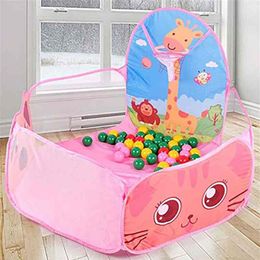 Baby Playpen Game Portable Children Outdoor Indoor Ball Pool Play Tent Kids Safe Foldable Playpens Games Pool Of Balls For Kids 21255G