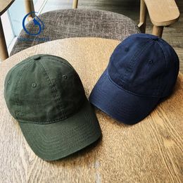 Ball Caps Korean Casual Retro Baseball Hat Men Women All-Seasons Solid Colour Adjustable Cotton Hip Hop Style Peaked Cap Outdoor