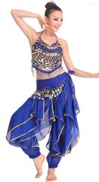 Stage Wear 2023 3pcs Set Belly Dance Costume Bollywood Dress Bellydance Womens Dancing Sets 3 Pcs