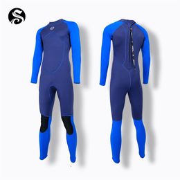 Men's Thermal Wetsuits Full Suit 3mm Neoprene Adult's Diving Swimming Snorkeling Surfing Scuba Flatlock Diving suit Warm311S