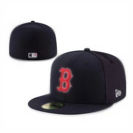 2024 Designer High quality Fitted Caps Letter B Size Hats Baseball Caps Multiple styles available Adult Flat Peak For Men Women Full Closed Fitted B14