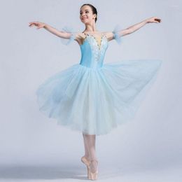 Stage Wear Giselle Ballet Dance Tutu Ballerina Dress For Girls Women Performance Costume Party Romantic Fairy Long