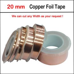 Whole-New 20mm x 20M Copper Foil Conductive Adhesive Tape EMI Shielding Guitar Slug and Snail Barrier318C