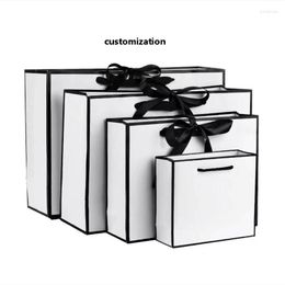 Gift Wrap 360 European Bowknot Candy Boxes Favour Sweet Golden Hand Packaging Bag Baby Shower Wedding