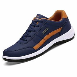 Dress Shoes Leather Men Sneakers Light Casual Man Italian Breathable Leisure Male Outdoor Non slip Vulcanzed 230728