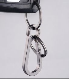 Keychains Metal Blank Keyring Card Car Key Pendant Holder Ring DIY Chain