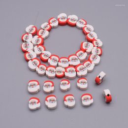 Beads 10mm Jewellery Findings Clay Santa Claus Christmas Shoes Tree Polymer For Making DIY Bracelet