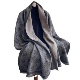 Scarves Fashion Winter Scarf For Women Cashmere Warm Pashmina Foulard Soft Bufanda Shawls Wraps Lady Thick