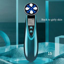 Face Massager Multifunctional Ems Microcurret Beauty Instrument Led P on Rf Radio Frequency Home Use Skin Tightening Machine 230728