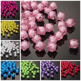 Acrylic Plastic Lucite Wholesale 81012mm Transparent Square Faceted Bead In A Beads Jewellery Children Diy Toys 230728