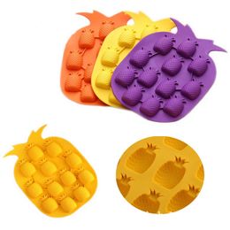 50pcs Ice Cream Tools High quality Brand New Ice Maker Mould Bar Party Drink Pineapple Shape Ice Cube Freeze Mould tray Moulds