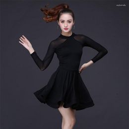 Stage Wear Practice Latin Dance Tassel Dress Training Female Adult Summer Ballroom Tango Salsa Rumba Costume