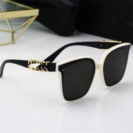 56% OFF Wholesale of Large fashionable small fragrance women's trendy street photos high-end large frame contrast sunglasses