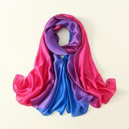 Scarves Colourful 180 90CM Grey Long Scarf Designer Luxury Summer Spring Hair Head Beach Shawl Hijab Smooth And Soft