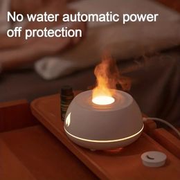 Convenient Humidifier, Removable Nozzle Design, Fine Water Mist, Simulated Flame, Light Sound Operation, Two Levels Of Flame Light Brightness Adjustable Humidifier