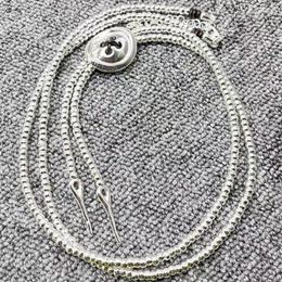 Chains 2023 Fashion UNOde50 Electroplating 925 Simple And Exquisite Beads Button Necklace Women's Holiday Gift