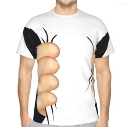 Men's T Shirts Squeeze Funny O Neck Polyester TShirt Classic Thin Shirt Men Clothes Fashion