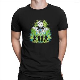 Men's T Shirts Bust Man's TShirt Ghosts Busters O Neck Tops Polyester Shirt Funny Birthday Gifts