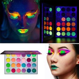 Eye Shadow 24 color luminous eyeshadow paillette maquillage glitter for face eye shadow glow in the dark maquillaje paillette make up 230728