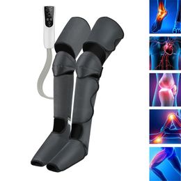 Leg Shaper Air Compression Massager Full with 3 Modes Intensities Foot Calf Thigh Knee for Circulation Pain Relief 230729