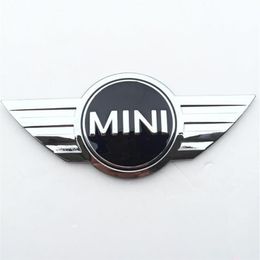 3D Car Front Bonnet Hood Metal Sticker Rear Trunk Emblem For MINI Cooper2520