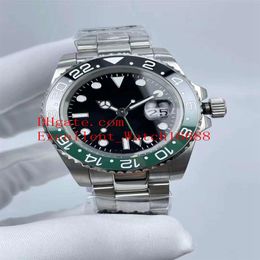 6 Style -selling Wristwatches 40 mm 116710 126710 Stainless Steel Ceramic Bezel Asia 2813 Movement Automatic Mechanical Mens W2597