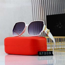 56% OFF Wholesale of sunglasses New Little Horse Female Mirror Legs Personalised Wear Sunglasses UV Protection Glasses Straight{category}