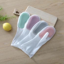 Disposable Gloves Multifunction Rubber Cleaning Household Kitchen Cooking Scrub Hand Home Washing Dishes Scrubber Durable