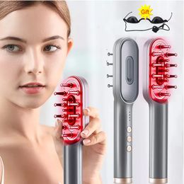 Head Massager RF Laser Hair Growth Comb EMS Electirc Scalp For LED for Loss Treatment Massage Tool Beauty 230728