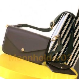 Twin set shoulder bags Satchel clutch bag for women multi pochette high quality chain purse designer messenger bag card holder Luxury Cross Body felicie M80091