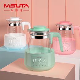 Baby Bottles# 220V Constant Heat MultiFunction Teakettle Electric Bottle Care Milk and Water Warmer 12L Glass Kettle 230728