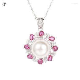 Pendant Necklaces Super Bling Creative Elegant Design Female Fashion Pearl Necklace