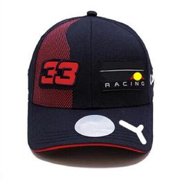 F1 team racing hat 2021 season new baseball cap curved hat sun car machine cross-country sports car flat cap268W