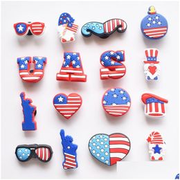 Shoe Parts Accessories Decorations Charm For Clog Charms Buckcle Wirstband Bracelet Buttons Gift Wholedale Drop Delivery Series Randomly