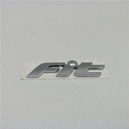 For Honda Fit Jazz Rear Tailgate Emblems Tail Logo Sign Marks With Silver Dot273p
